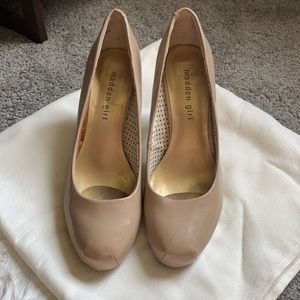 Madden Girl Size 7.5 nude heels